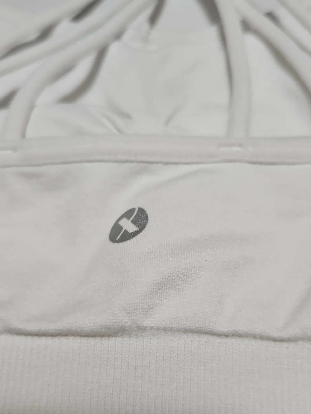 Xersion White Multi-Strap Pull Over Sports Bra Size XL
